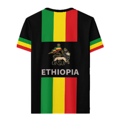 New ETHIOPIA National T Shirt Men  and Women Outdoor Shirts